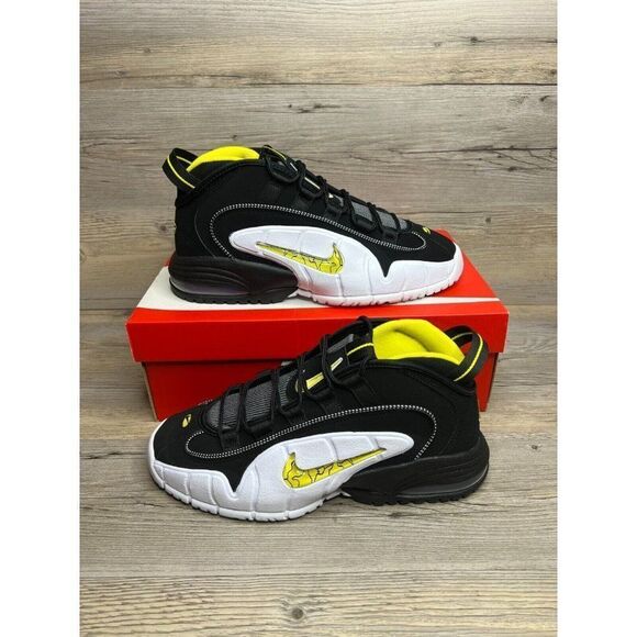 Nike Air Max Penny 1 Lester Middle School Mens Size 10 White Black FN6884 100